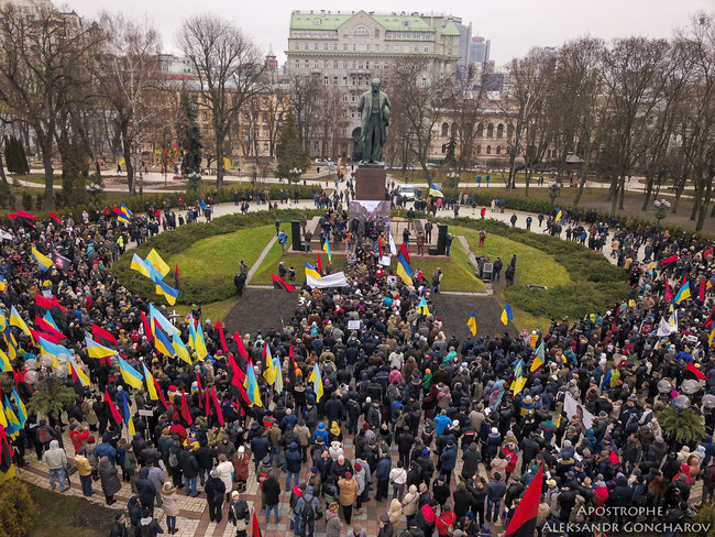 Марш за импичмент с высоты птичьего полета 08