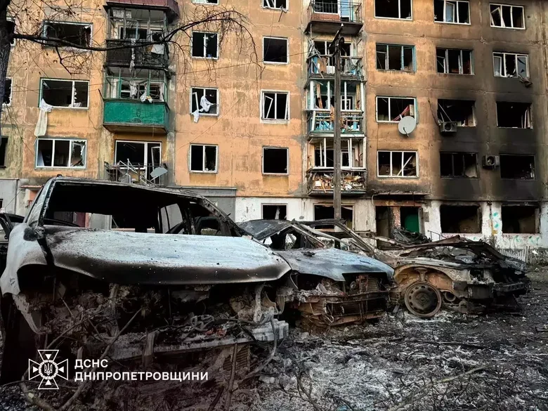 Шахтарське після обстрілу