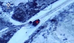 Воїни прикордонного підрозділу ЩИТ уразили дронами 2 ворожі танки на Костянтинівському напрямку
