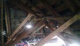Кран на строительстве Генпрокуратуры проломил крышу жилой высотки: "Был сильный удар, как взрыв". ФОТО