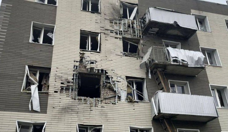 Russians struck Dnipropetrovsk region 40 times: two people injured, houses, dormitory, educational institution damaged. PHOTOS