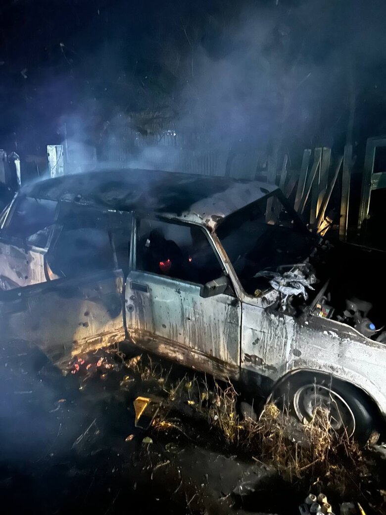 Consequences of drone attacks in Kharkiv and region: 5 fires broke out 02