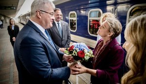 British Foreign Secretary Cooper arrives in Kyiv. PHOTO