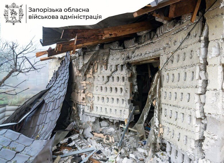Обстрелы Запорожской области