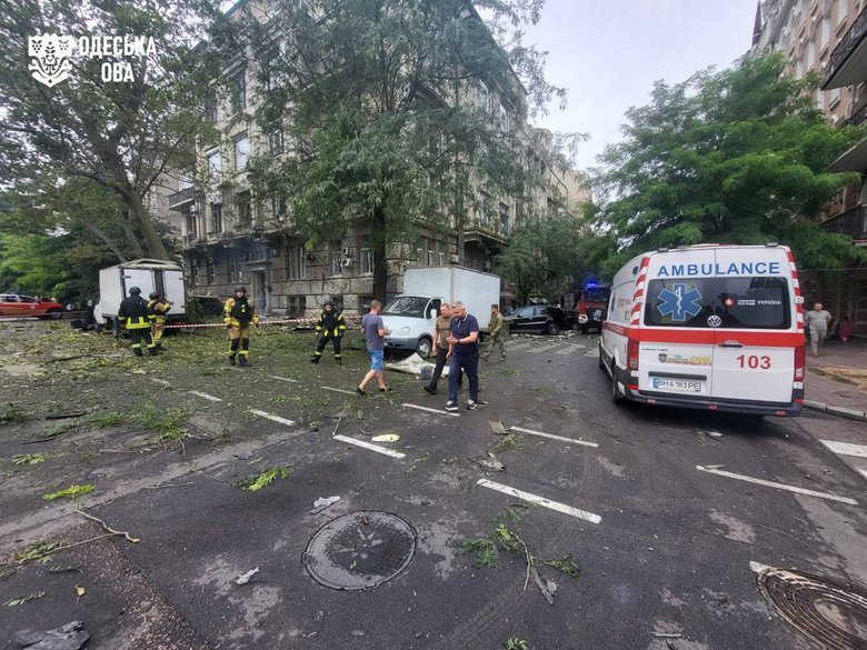 Ворог вдарив по Одесі 21 липня