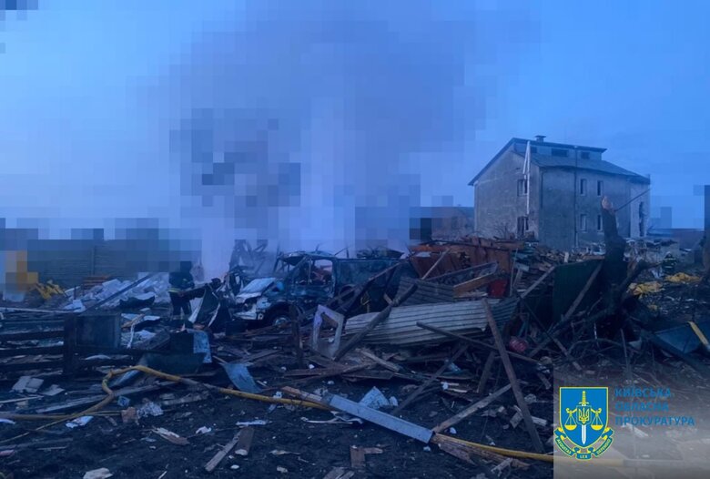 Наслідки ракетної атаки на Київщині 21 березня
