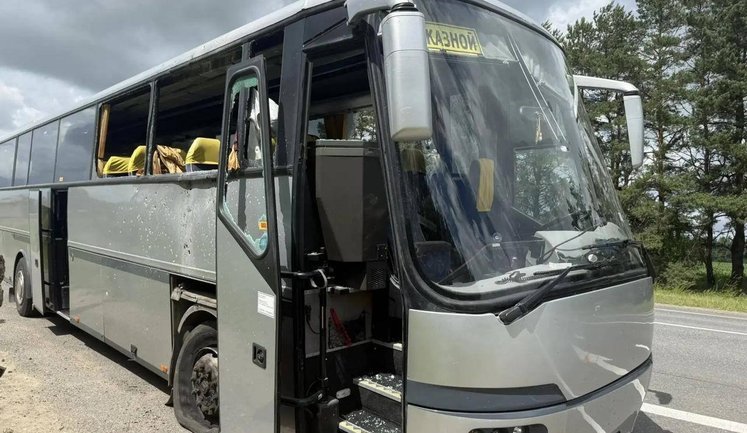 Belarus has accused Ukraine of attacking bus carrying children in Bryansk region of Russian Federation: Minsk is demanding explanation. PHOTO