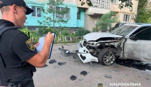 в Одессе взорвался автомобиль