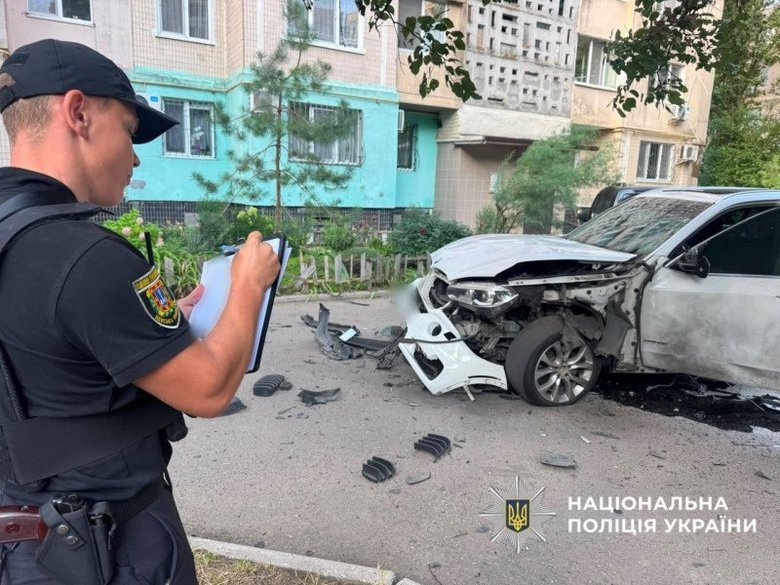 в Одесі вибухнула авто