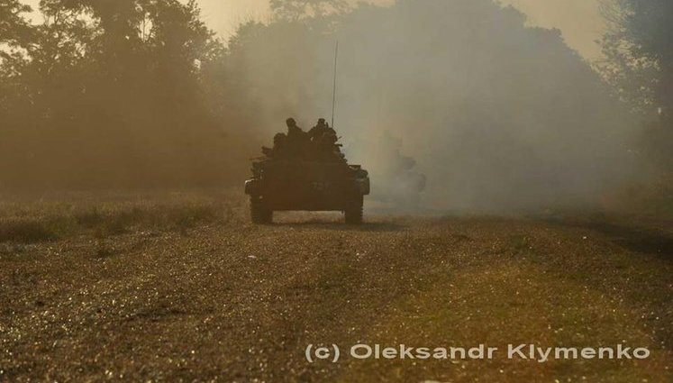 Год назад украинские военнослужащие освободили от боевиков поселок Пески. ФОТОрепортаж