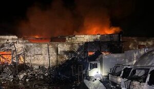 Ворог на Одещині зруйнував депо та відділення "Нової пошти". ФОТО