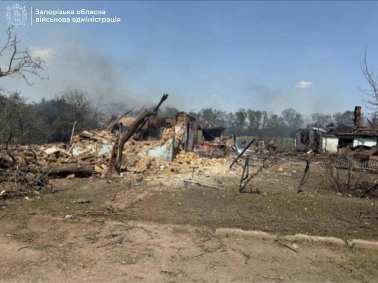 Shelling of the Zaporizhzhia region on 30 July