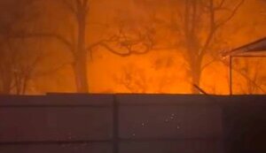 пожежа після вибухів у Таганрозі 11 грудня