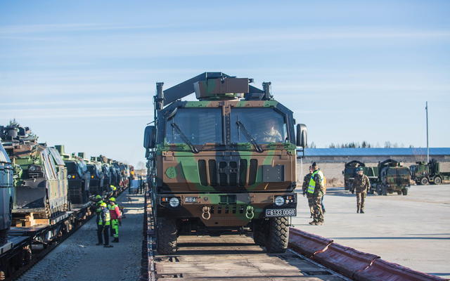 French armored vehicles for NATO arrived in Estonia 01 French armored vehicles for NATO arrived in Estonia 01