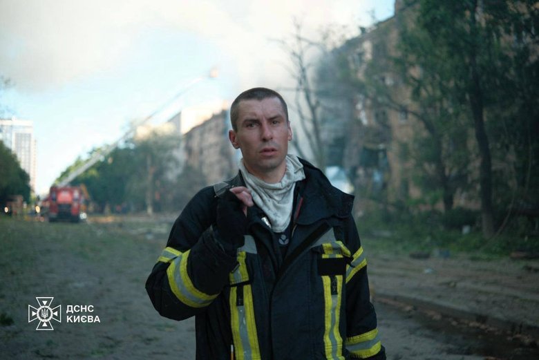Київ після обстрілу