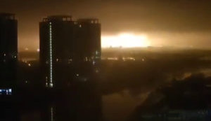 Не менше чотирьох вибухів пролунало у різних районах Києва. ВIДЕО