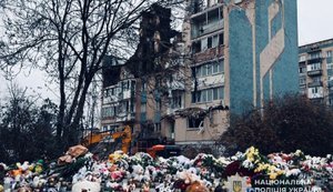 Russian strike on Ternopil on 19 November