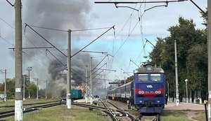 Росія двічі атакувала залізничний вокзал у Шостці