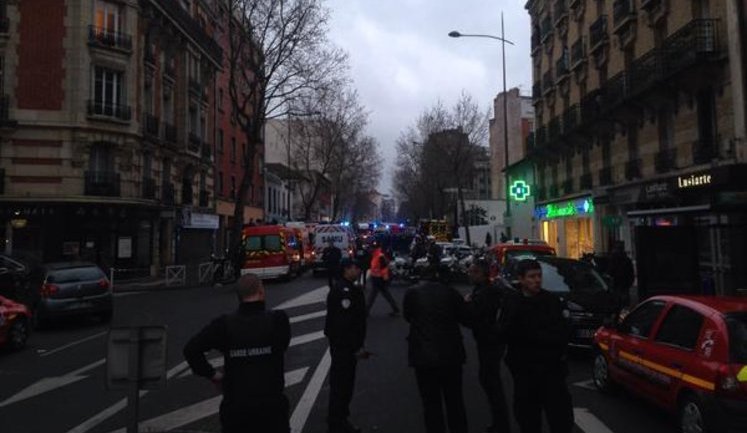 More shooting in Paris: one policeman was badly wounded. PHOTO