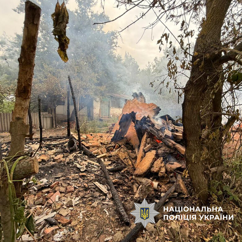 Consequences of shelling in the Kharkiv region