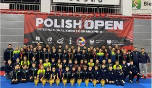 Ukraine’s junior karate team, formed at the initiative of Vasyl Kostyuk, rakes in medals at the Polish Open 2025