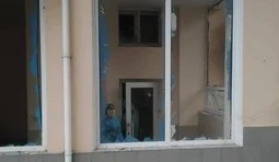 Последствия российского удара по медучреждению в Херсоне