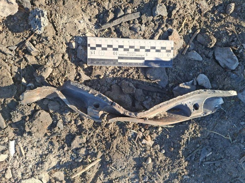 Последствия удара баллистической ракеты производства КНДР вблизи Кривого Рога