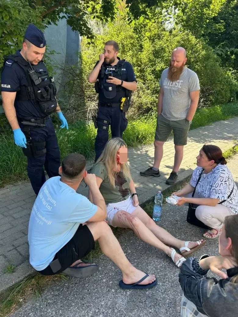 Невідомий розбив голову українці у Польщі