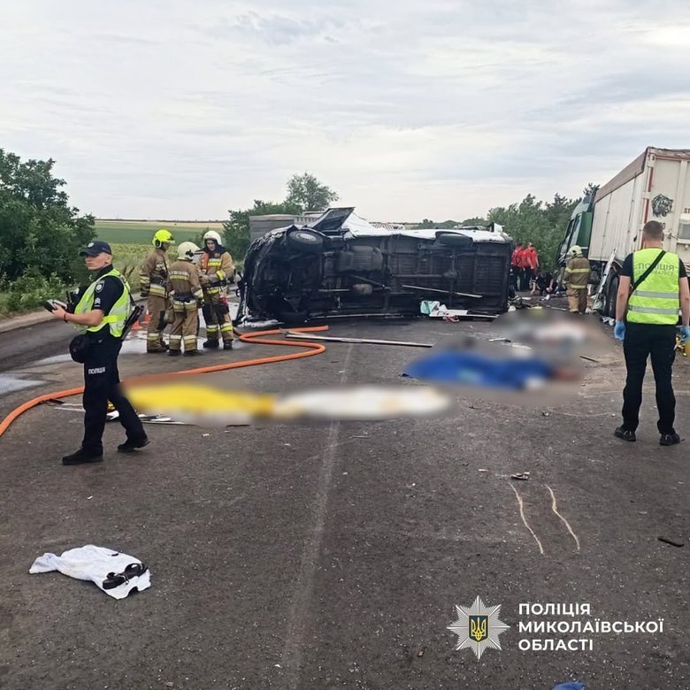 Road accident in the Mykolaiv region