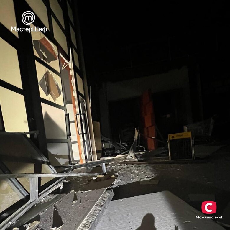 Російський обстріл 13 листопада пошкодив знімальний павільйон МастерШеф