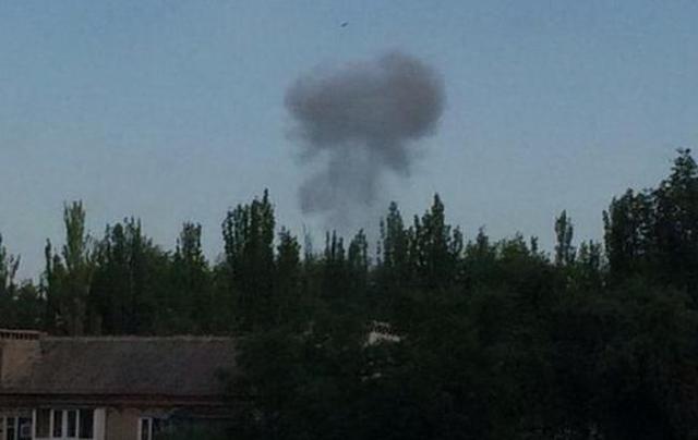 донецк взрыв