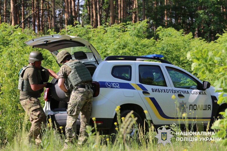 Два шахеди виявили у лісі на околицях Києва