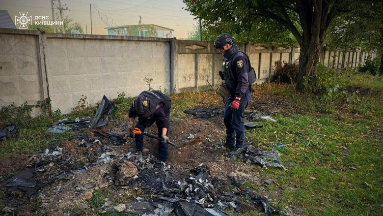 Kyiv region after shelling