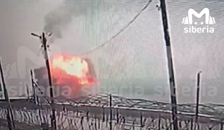 Moment of explosion at Shagonarskaya CHPP in Russian Tuva. VIDEO