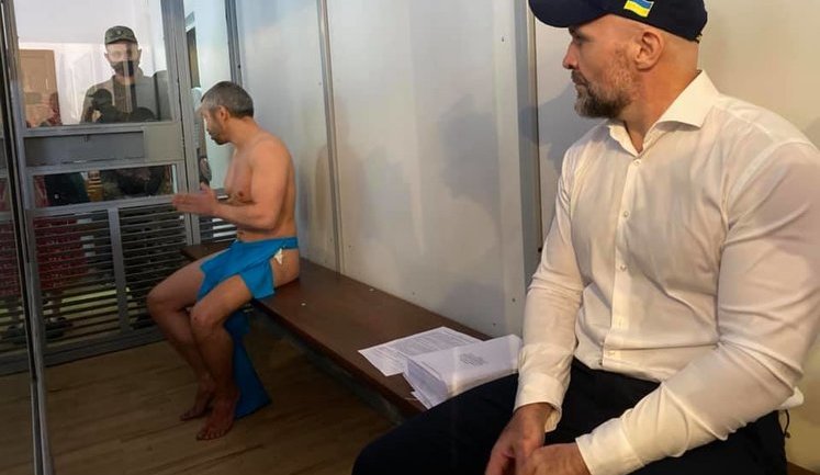 Суд приступает к рассмотрению дела Гандзюк по сути: Мангер и Левин в "аквариуме". ФОТО