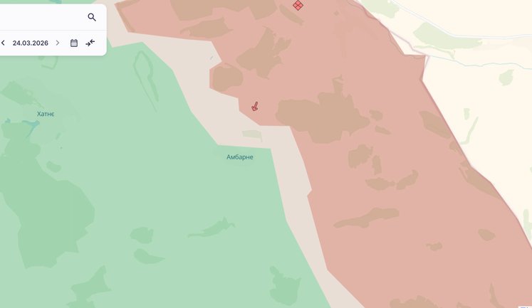 Enemy has advanced near Ambarne in Kharkiv region, - DeepState. MAP