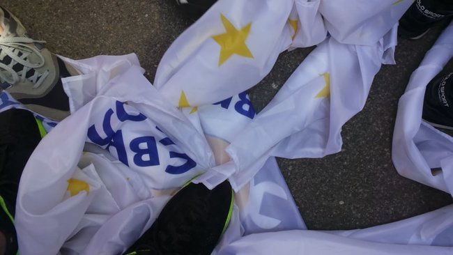 Шибениця, голова Леніна і бійки, - активісти пікетують КС з вимогою не скасовувати закон про люстрацію 30