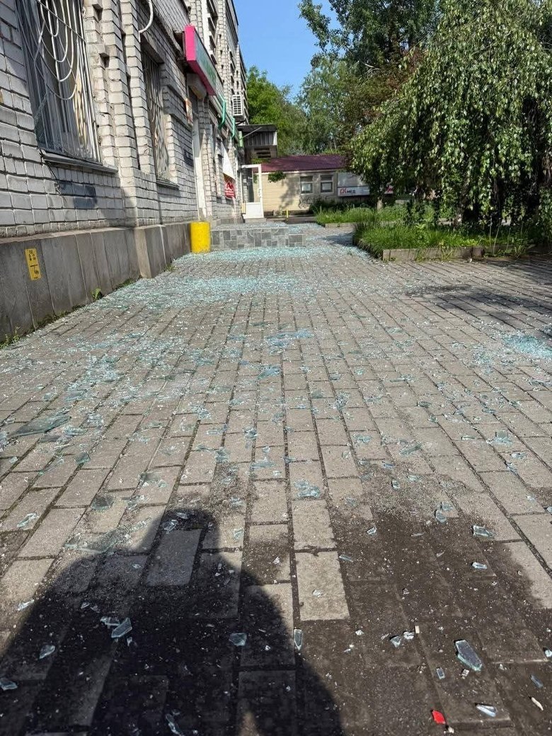 Russian shelling damaged four medical facilities in Dnipro; patients evacuated from Luhansk region
