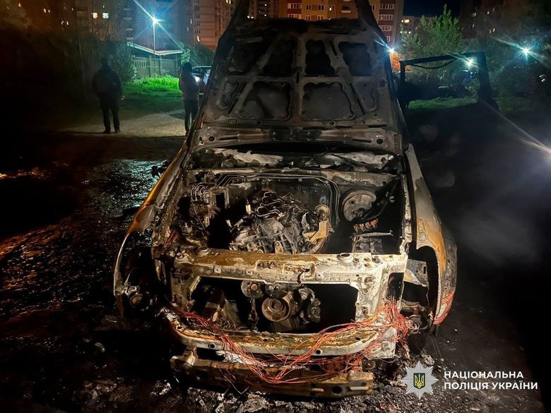 спалені автівки в Києві
