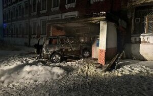 On 25 December, man in car rammed fence gate of military enlistment office in Gus-Khrustalny