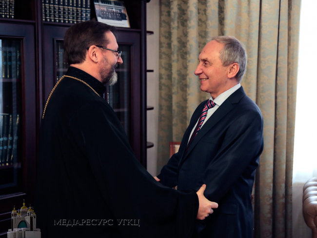 Глава УГКЦ Святослав Шевчук запропонував Козловському почати спільний науковий проект 01