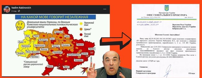 Против нардепа ОПЗЖ Рабиновича возбудили уголовное производство из-за публикации карты Украины без Крыма 01