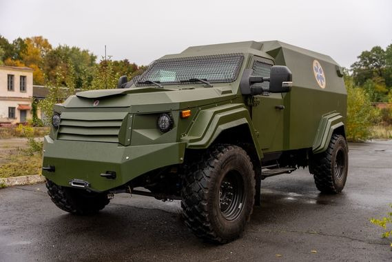 First armored ambulance arrived in Ukraine 01