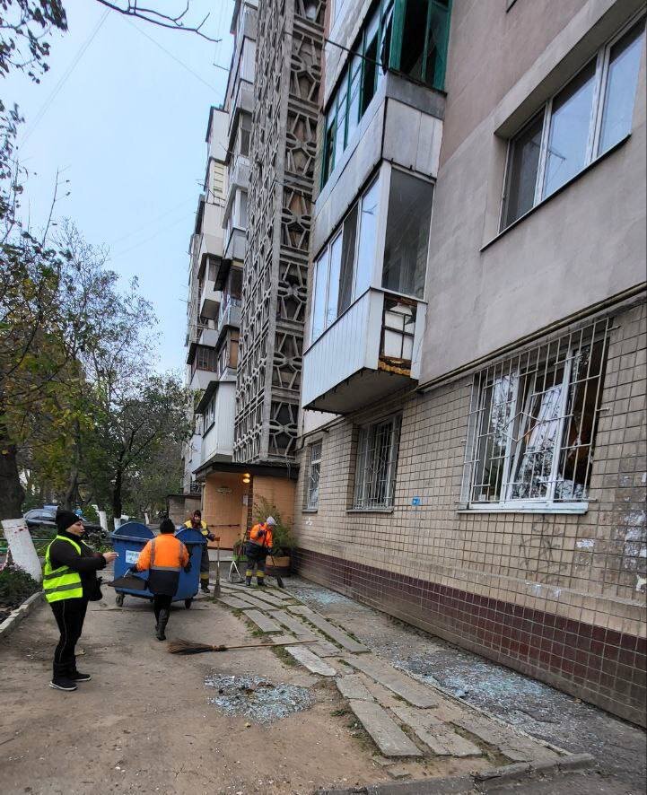 наслідки обстрілу Одеси