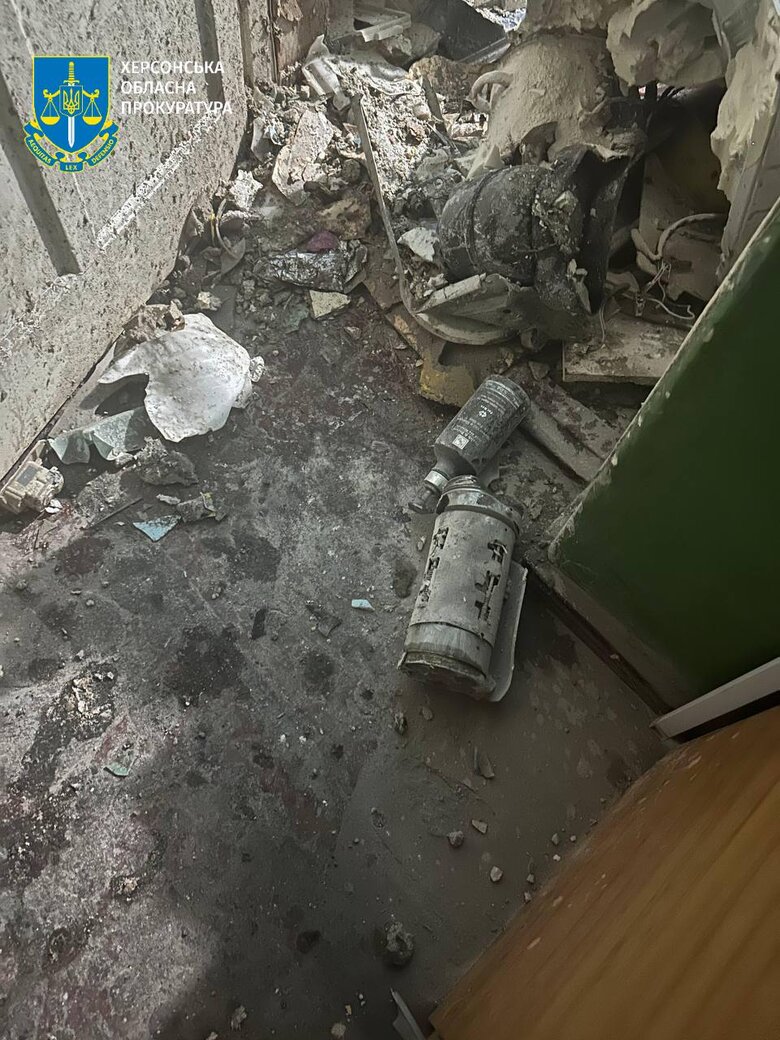 Удар по Херсону зранку 25 жовтня