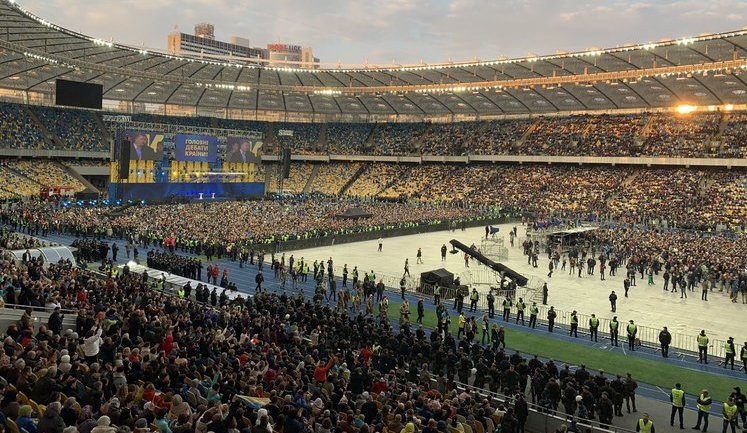Police: 22,000 People attended debates at NSC Olimpiiskyi
