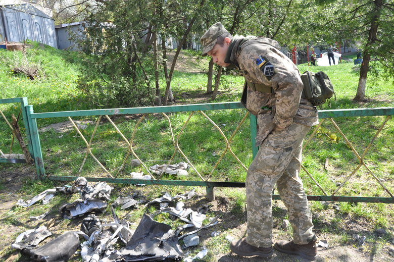 Наслідки обстрілу в Києві 28 квітня 23