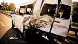 Киевская маршрутка попала в аварию: пассажиров доставили в больницу. ФОТОрепортаж
