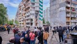 Дипломати відвідали місце удару по будинку в Києві