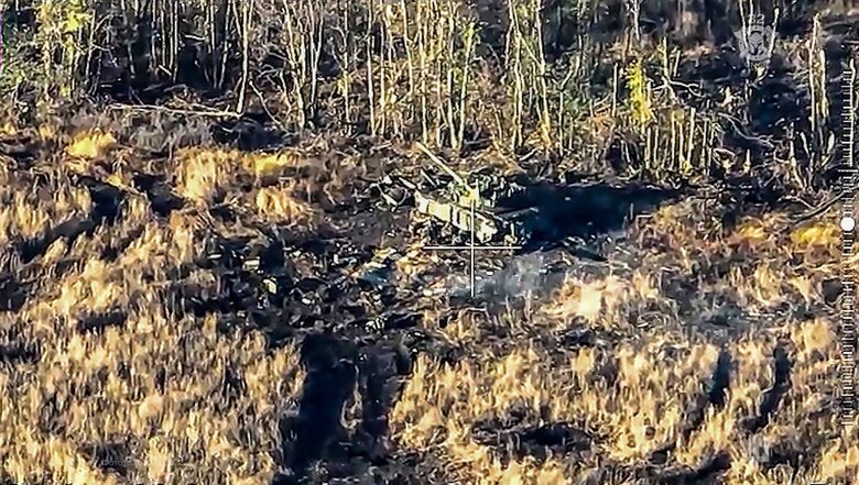 Знищення воїнами 32-ї бригади ворожого танку Т-90 01